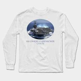 USS Dwight D Eisenhower CVN-70 Long Sleeve T-Shirt